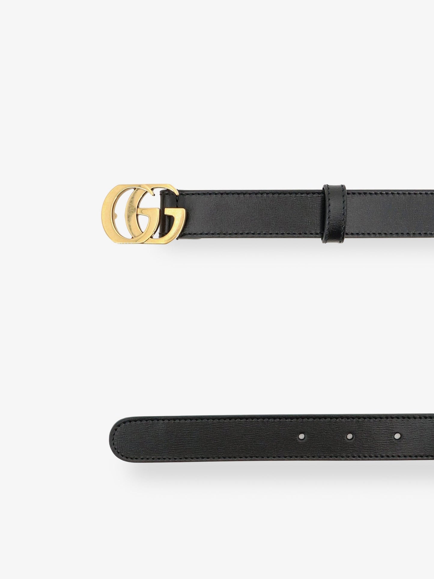 Gucci Women Cut Gg Marmont Leather Belt GUCCI