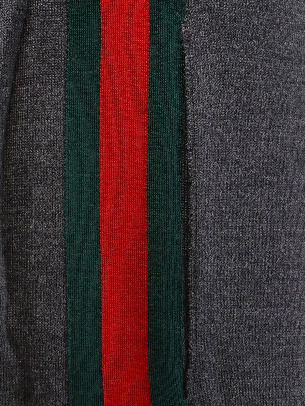 Gucci Men Wool Leisure Trousers With Web Insert