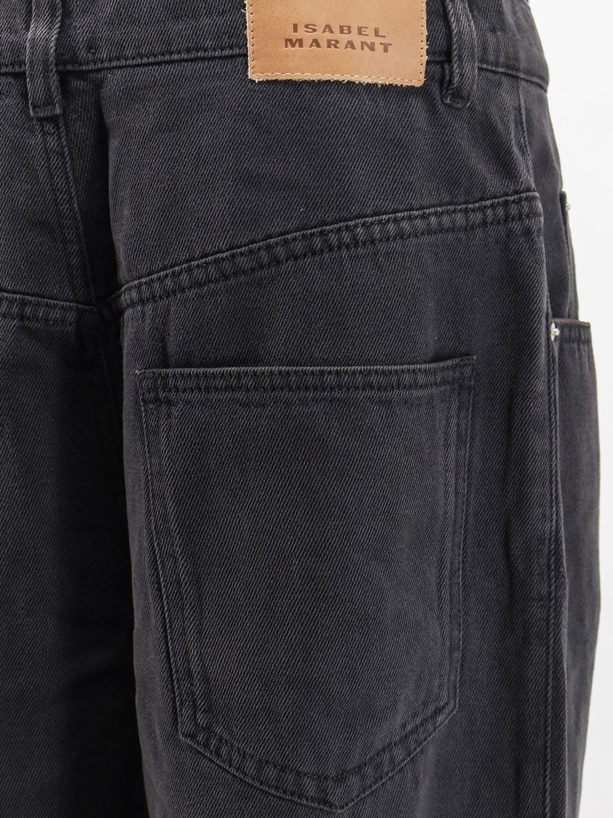 Isabel Marant Women Rodayna Black Denim Jeans ISABEL MARANT