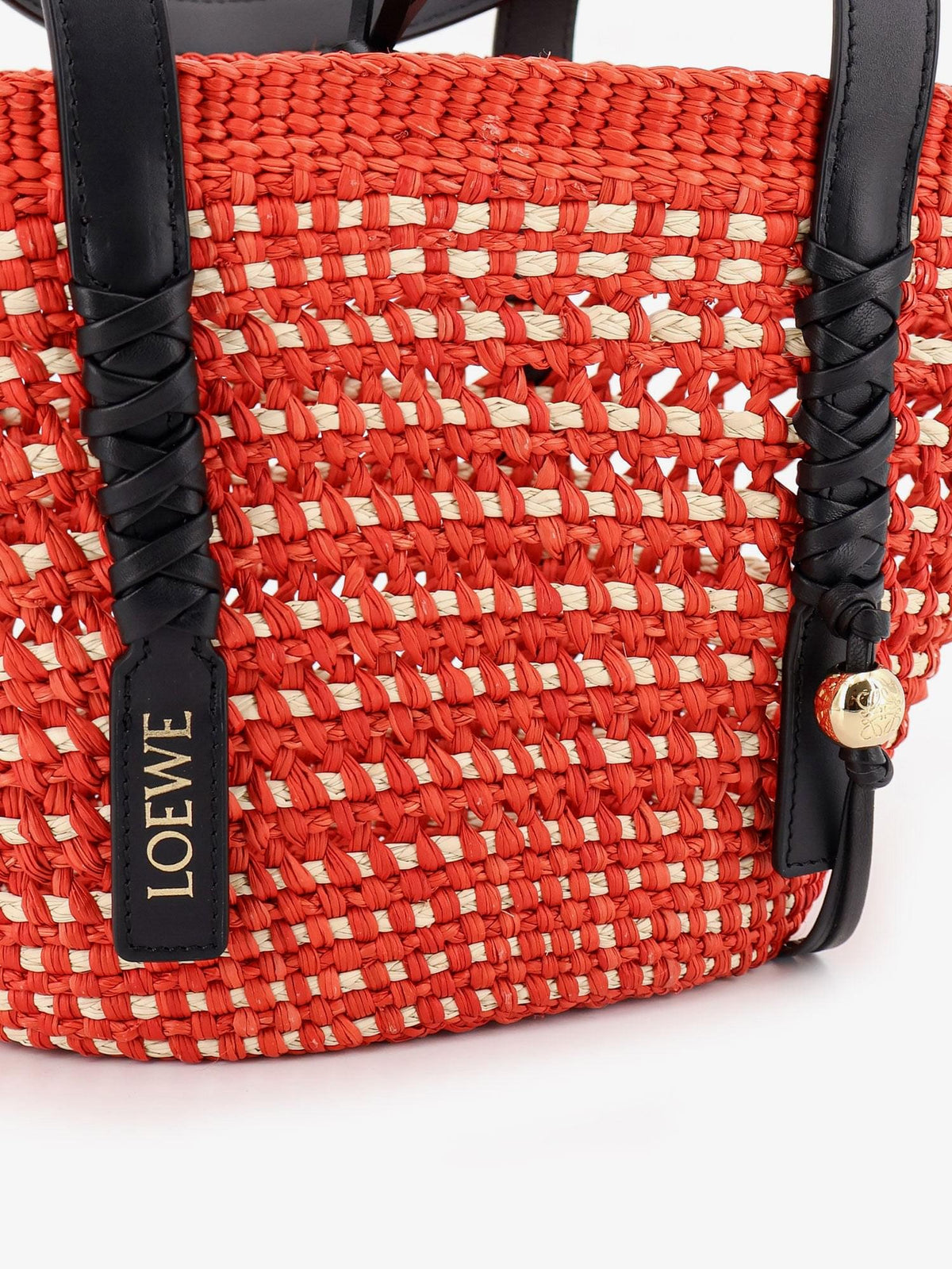 Loewe Women Paula's Ibiza -Braid Basket Small Small Iraca Palm Leaf Shoulder Bag LOEWE