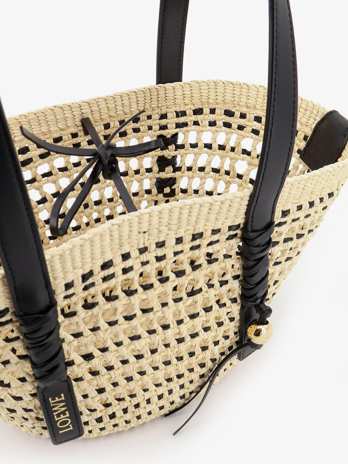 Loewe Women Paula's Ibiza -Braid Basket Small Iraca Palm Leaf Shoulder Bag LOEWE