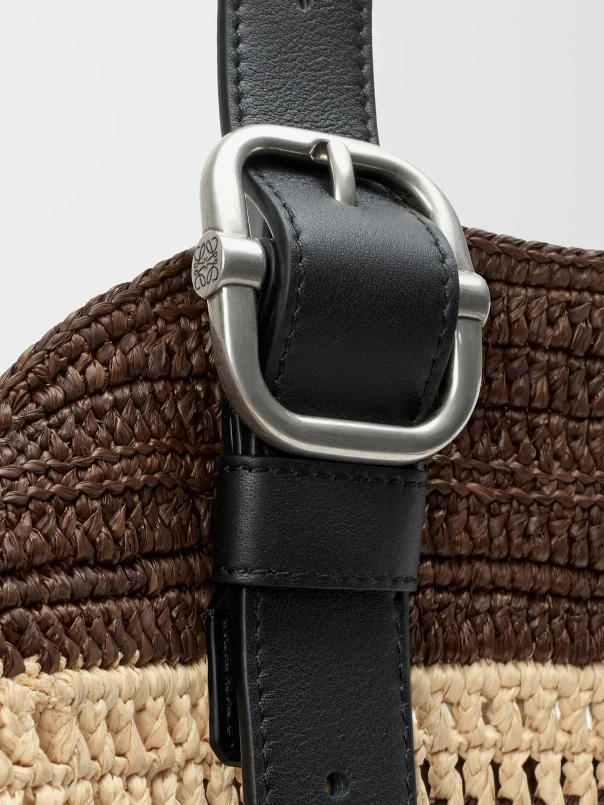 Loewe Men Paula's Ibiza Two-Tone Raffia Loop Shopping Bag LOEWE