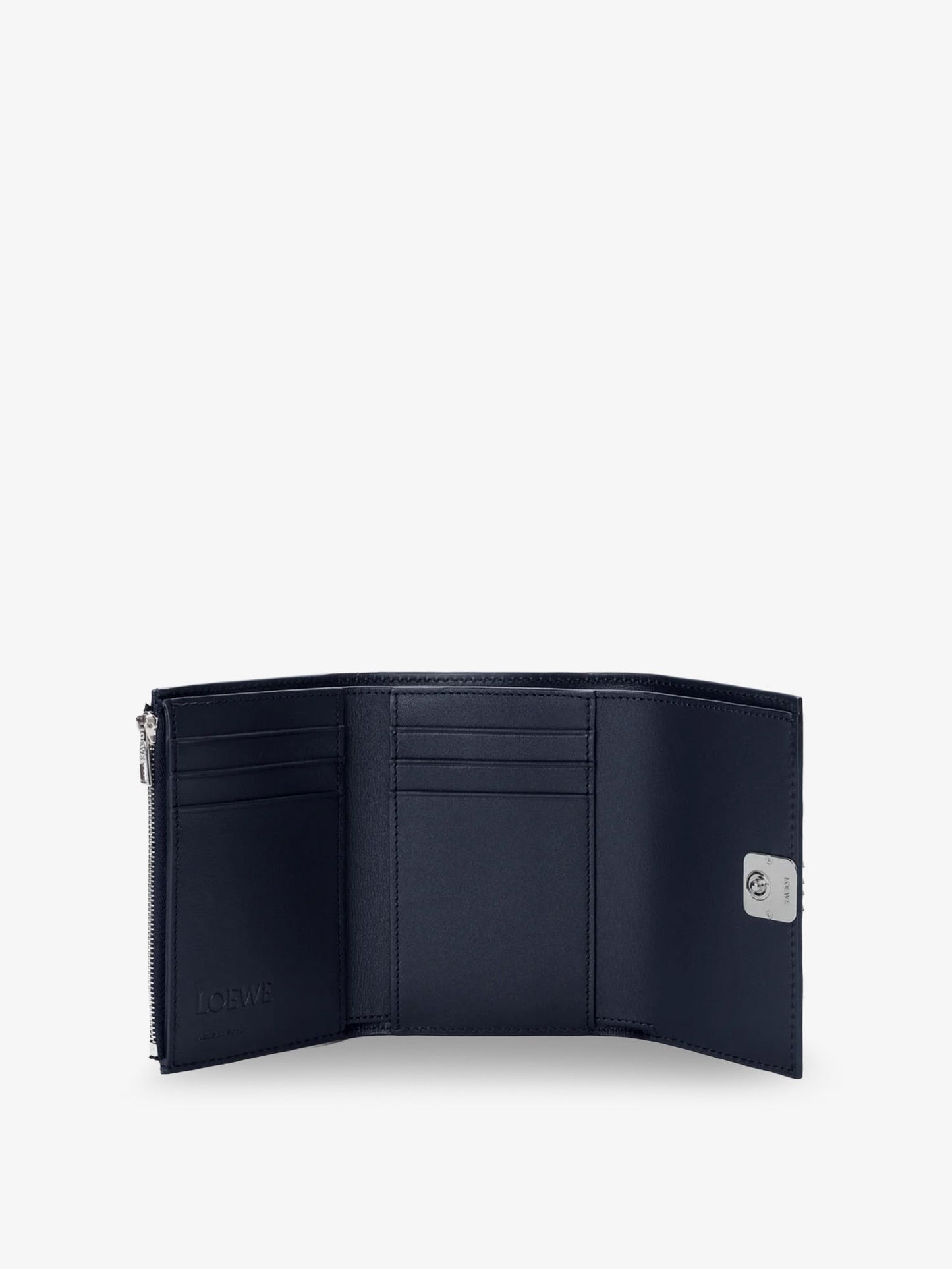 Loewe Women Anagram Leather Wallet With Front Logo LOEWE