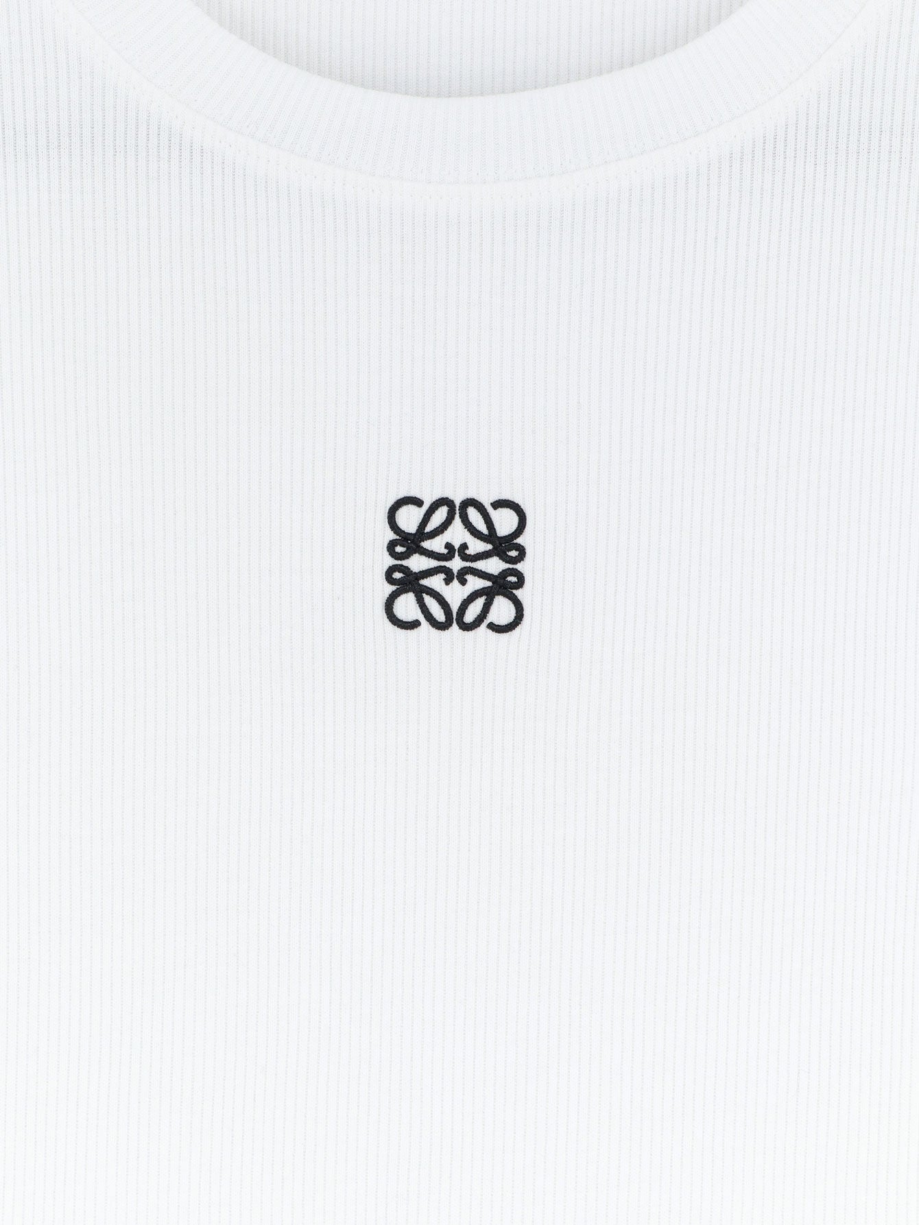Loewe Men Ribbed Cotton T-Shirt LOEWE