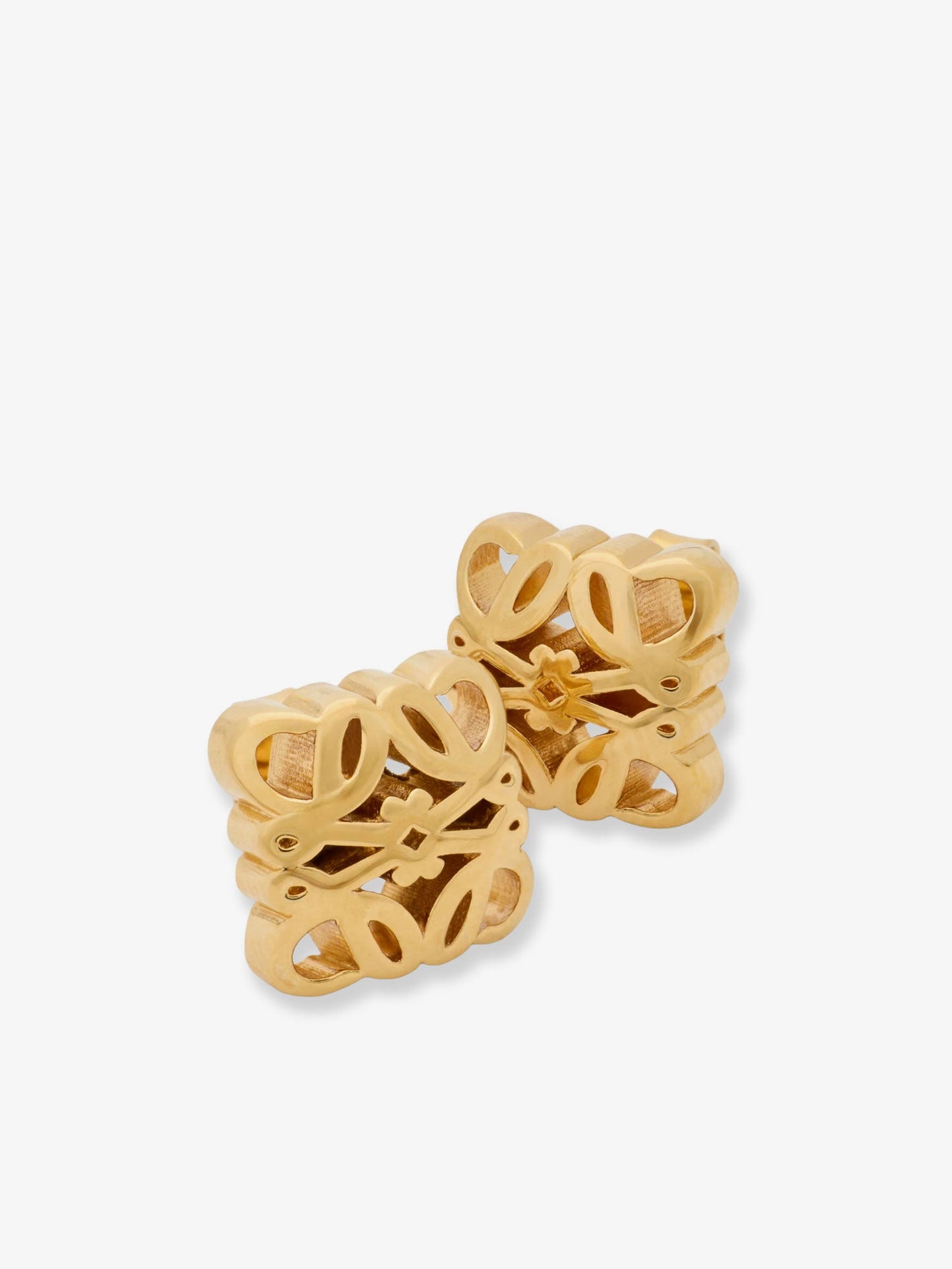 Loewe Women Paula's Ibiza -Bombe Anagram Brass Earrings LOEWE