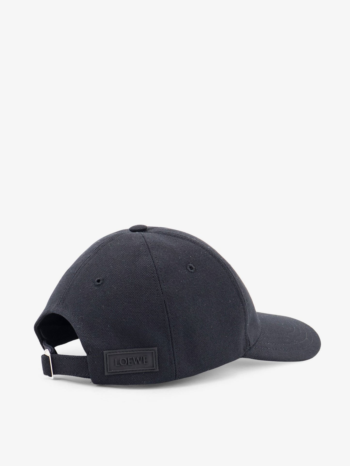 Loewe Men Cotton Hat With Rubber Anagram Logo Patch LOEWE