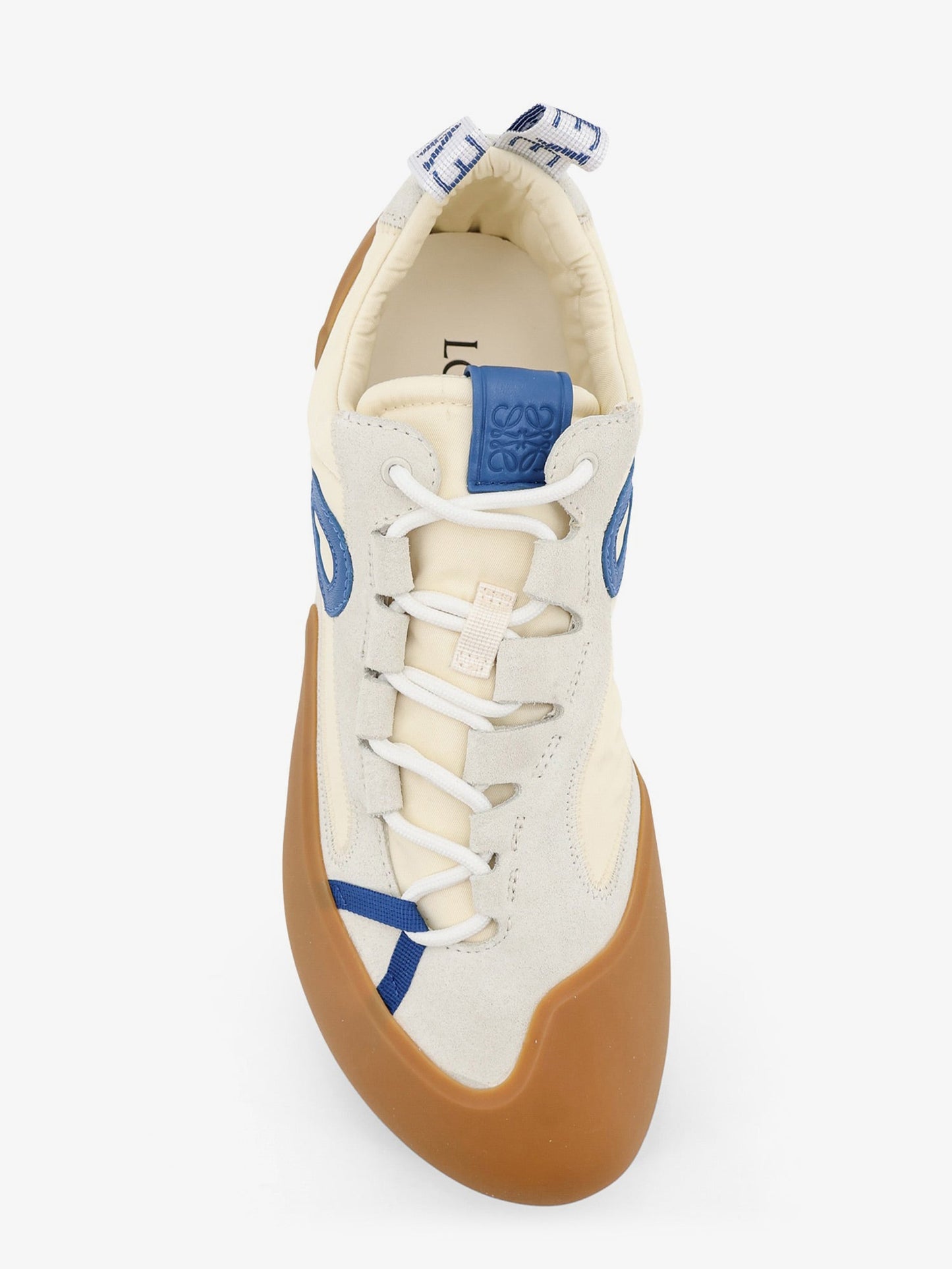 Loewe Men Grip Nylon And Suede Sneakers With Contrasting Logo On The Side LOEWE
