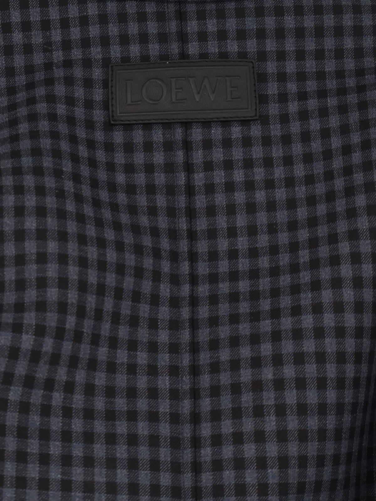 Loewe Women Lightweight Wool Jacket With A Check Pattern LOEWE