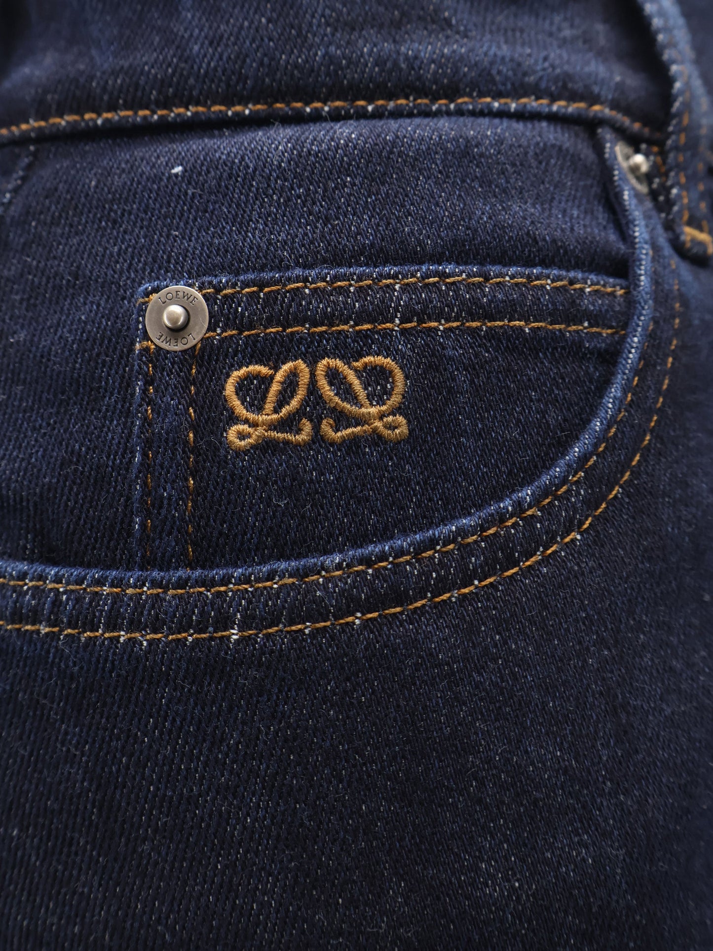 Loewe Women Cotton Denim Jeans LOEWE