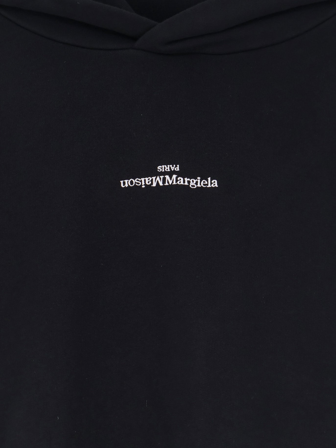 Maison Margiela Men Cotton Sweatshirt With Front Embroidered Logo MAISON MARGIELA