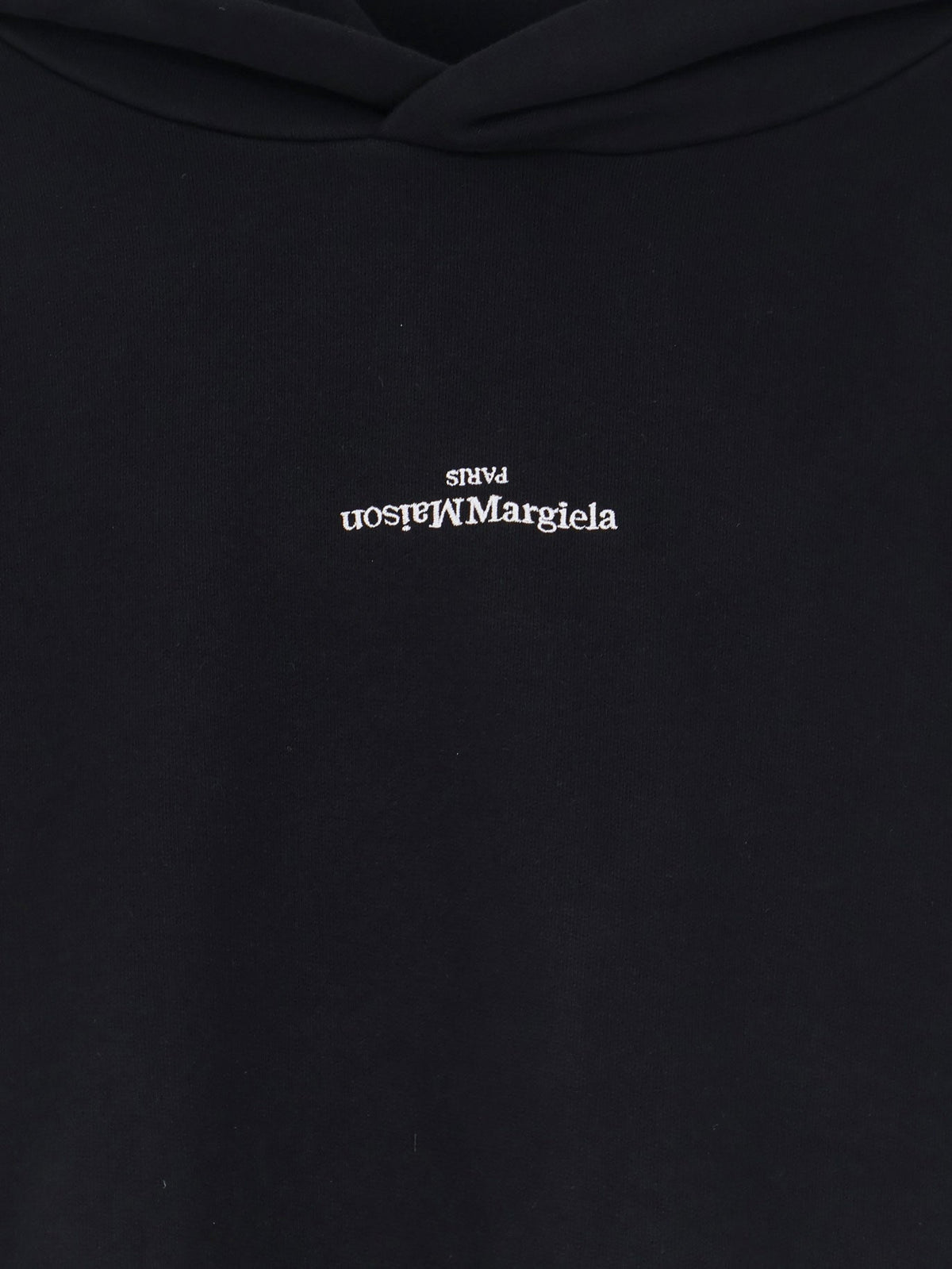 Maison Margiela Men Cotton Sweatshirt With Front Embroidered Logo MAISON MARGIELA