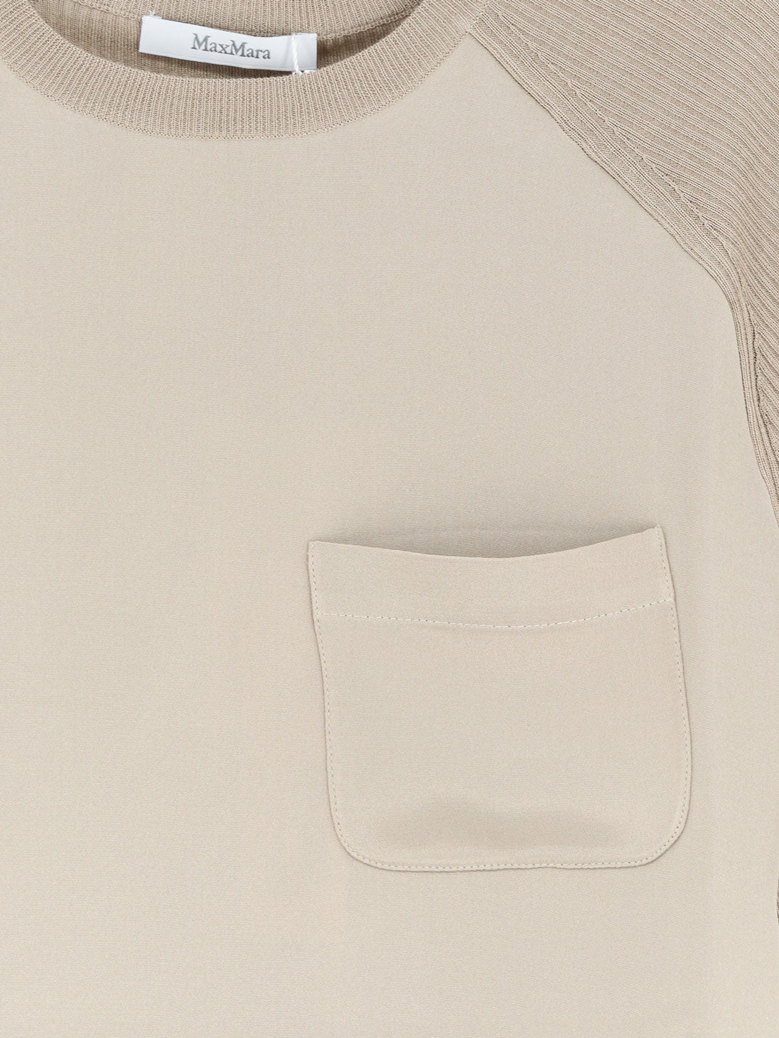 Max Mara Women Mxmgolfo Silk And Cashmere Top MAX MARA