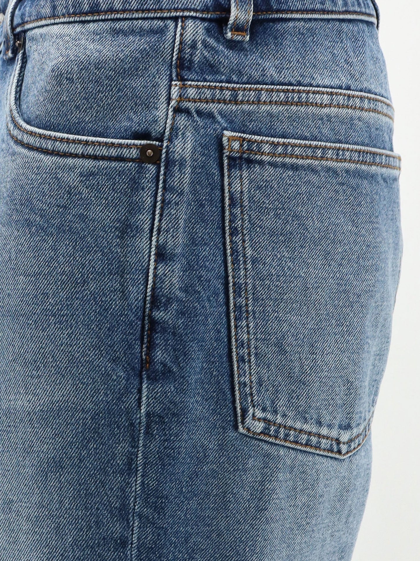 Miu Miu Women Blue Denim Jeans MIU MIU