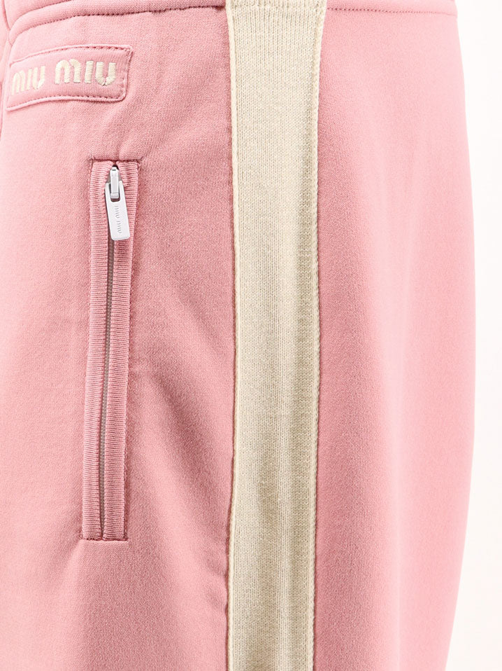 Miu Miu Women Technical Fabric Trousers MIU MIU