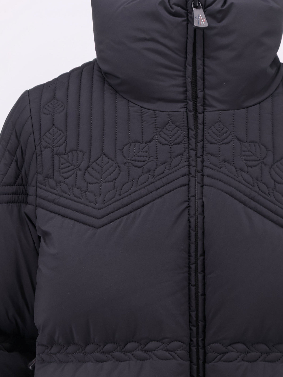 Moncler Grenoble Women Down Jacket With Hood And Emboridery MONCLER GRENOBLE