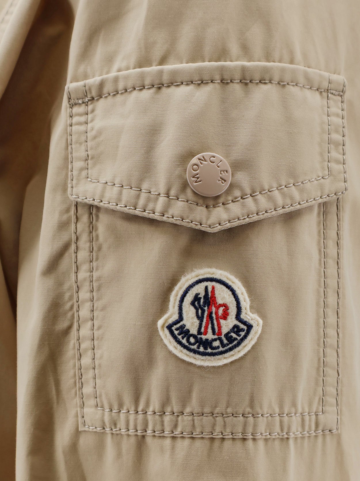 Moncler Women Laerte Cotton Blend Long Jacket MONCLER
