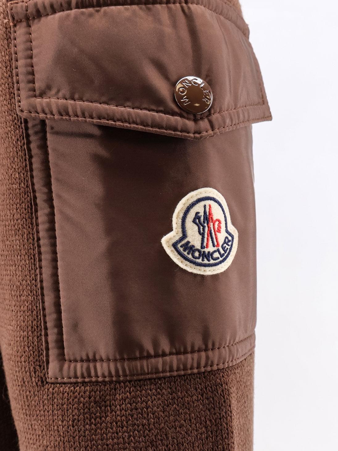 Moncler Men Virgin Wool Cardigan With Logo Patch MONCLER