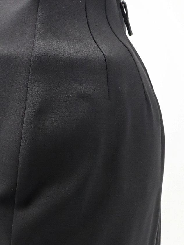 Rick Owens Women Dirt Pillar Long Stretch Wool Blend Skirt RICK OWENS