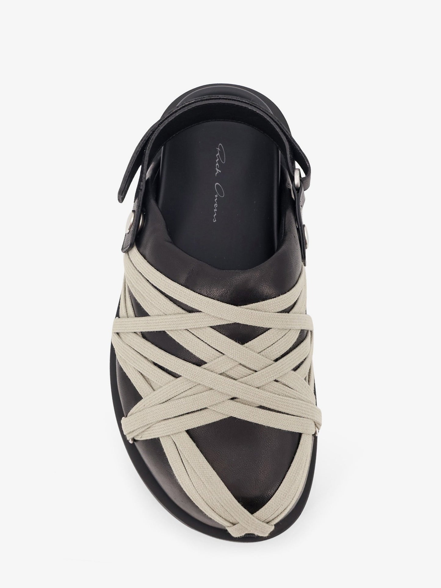 Rick Owens Women Padded Megalace Platform Leather Sandals RICK OWENS