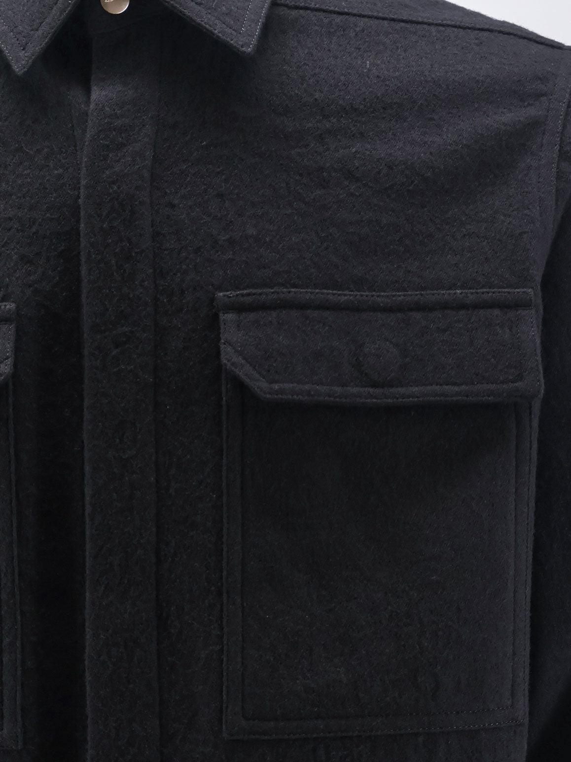 Rick Owens Men Cotton And Wool Outershirt RICK OWENS