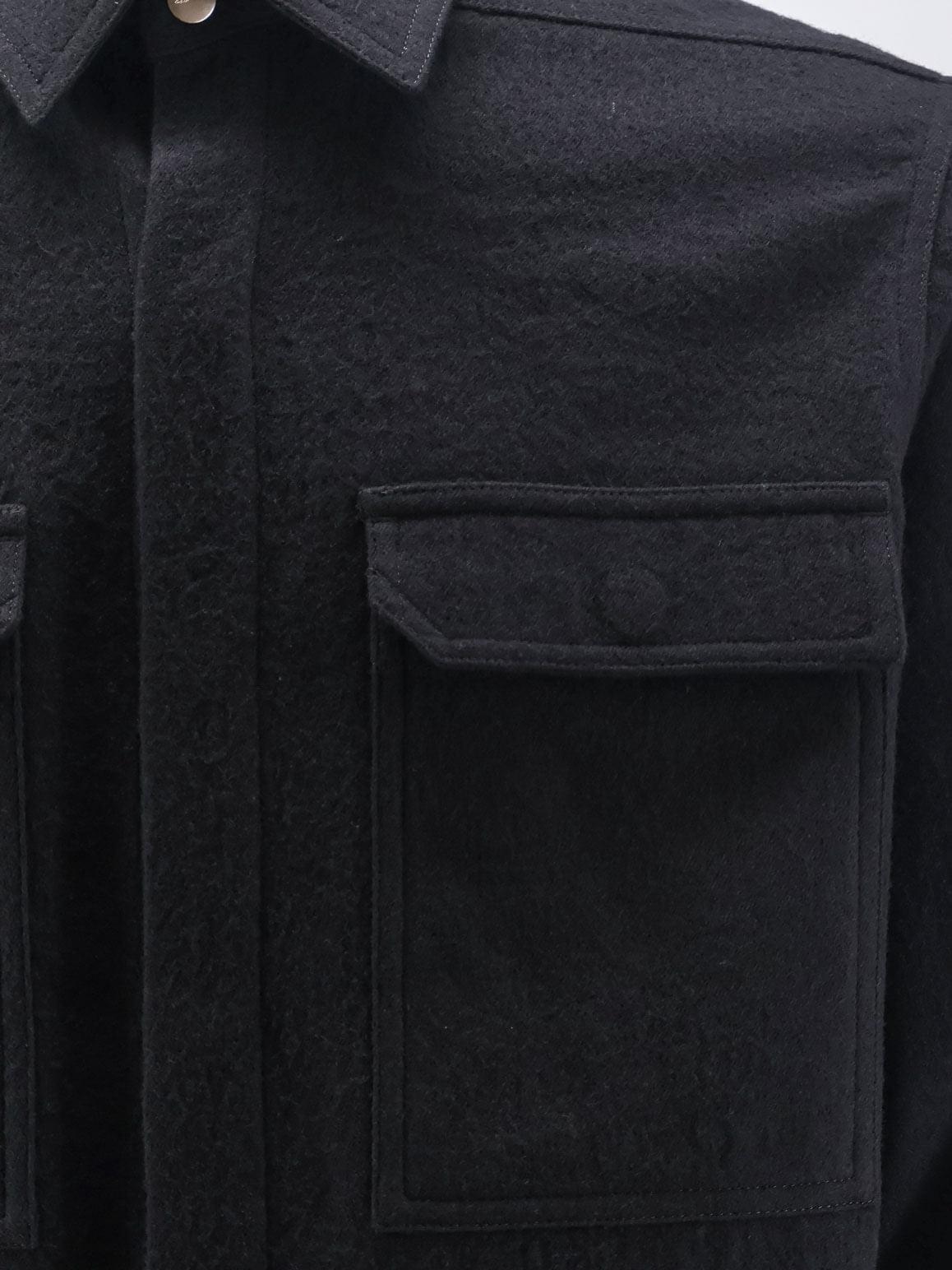 Rick Owens Men Cotton And Wool Outershirt RICK OWENS