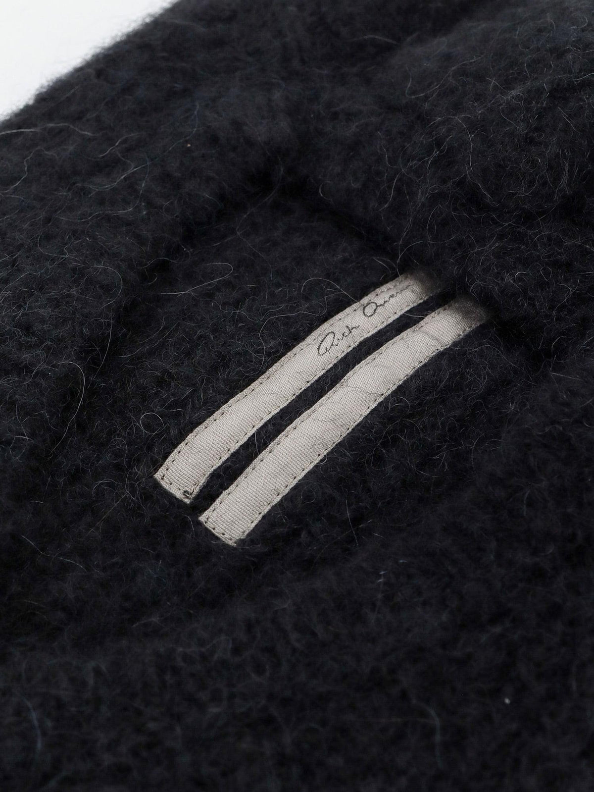 Rick Owens Men Alpaca And Wool Blend Balaclava RICK OWENS