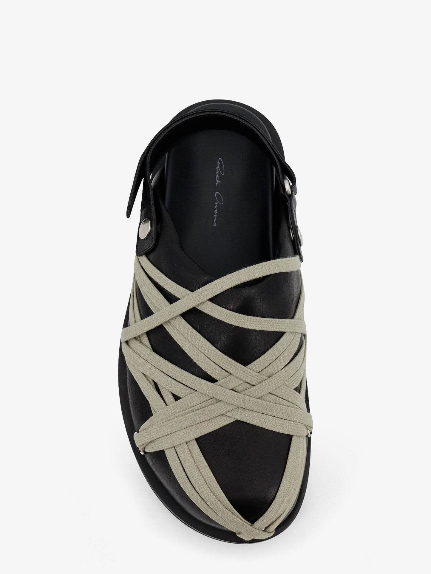 Rick Owens Men Megalace Leather Sandals