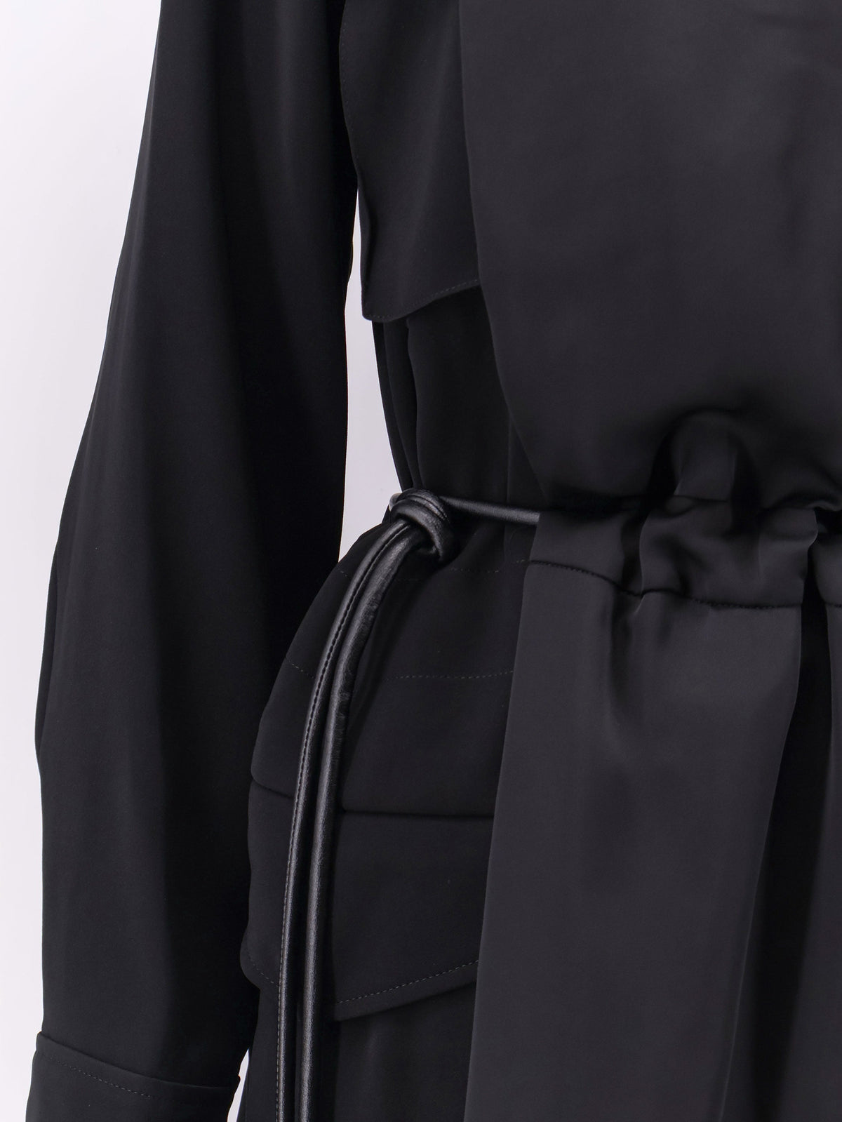 Sacai Women Dress With Satin Inserts SACAI