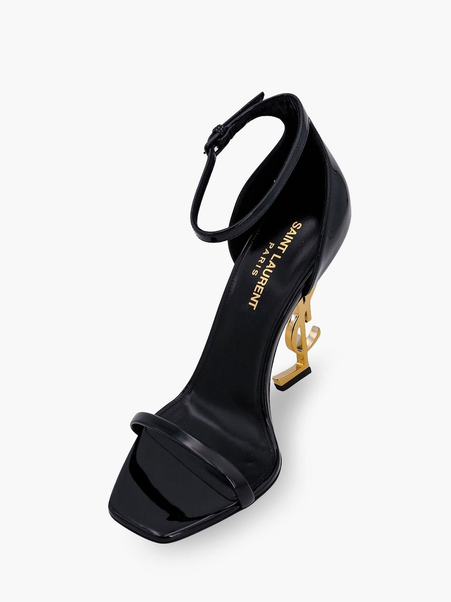 Saint Laurent Women Opyum Patent Leather Sandals SAINT LAURENT