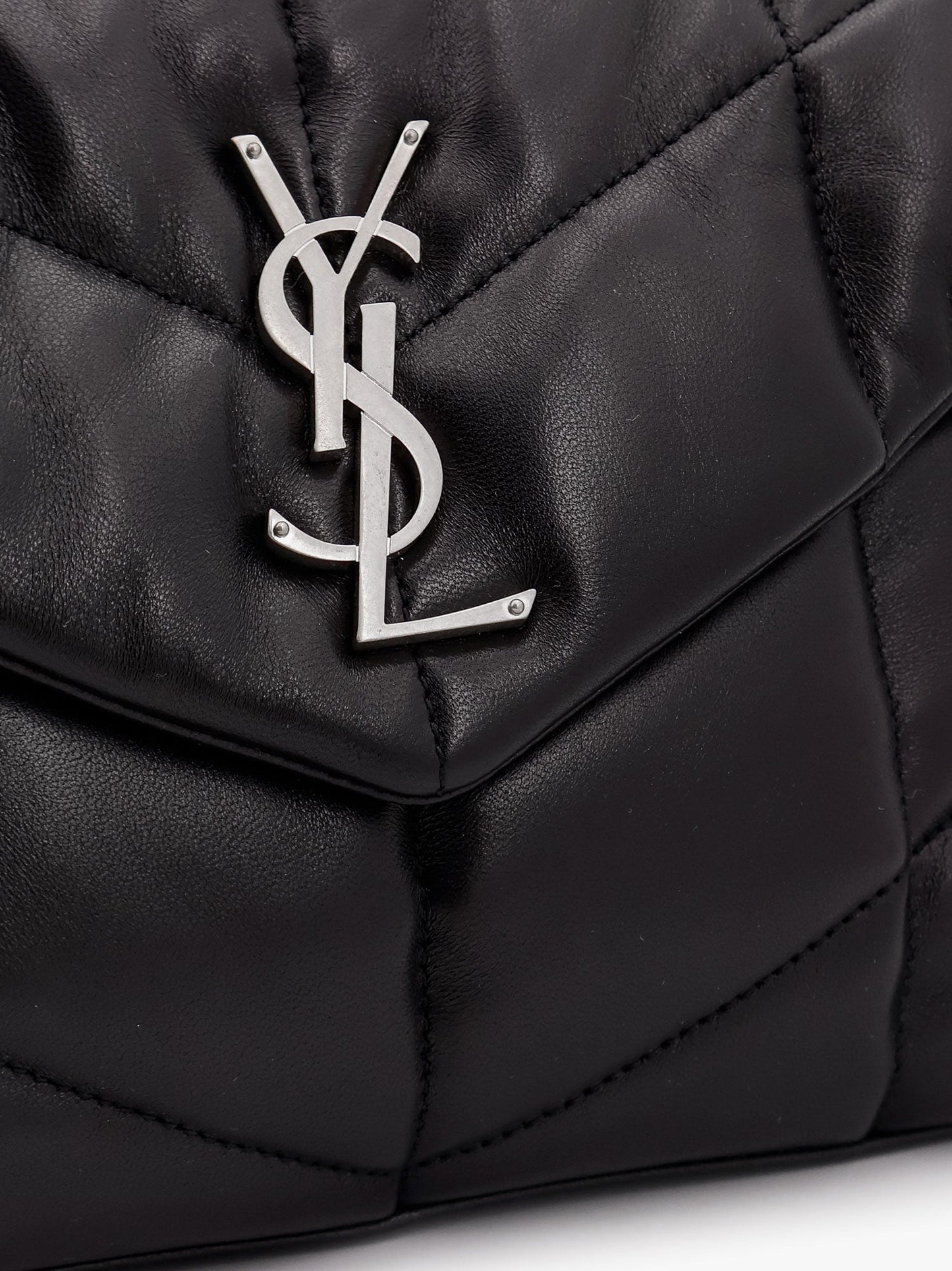 Saint Laurent Women Puffer Matelasse Leather Crossbody Bag SAINT LAURENT