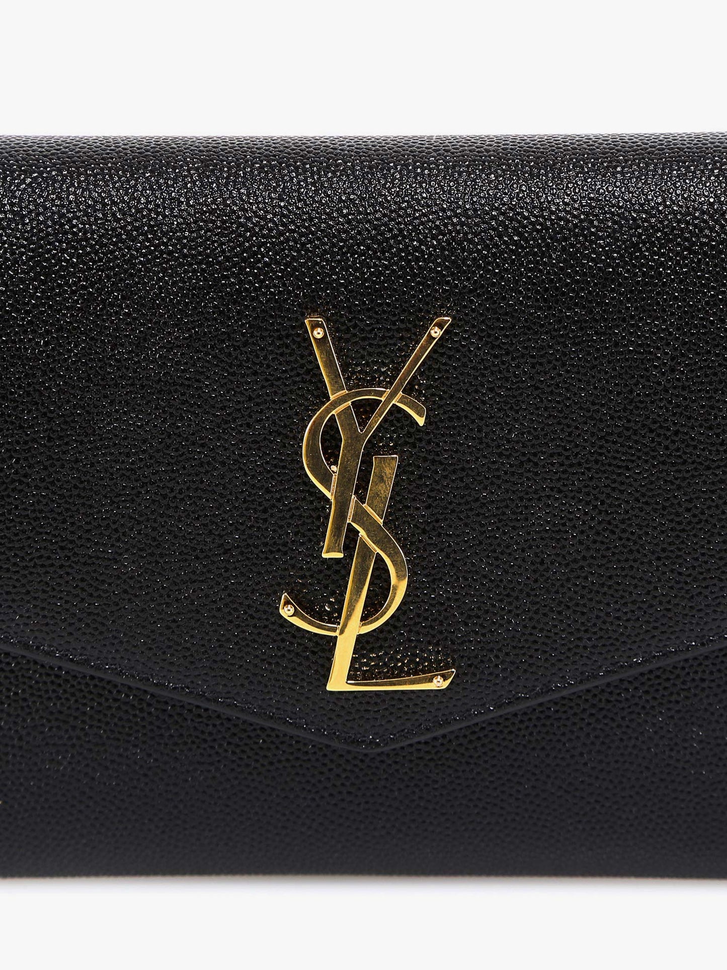 Saint Laurent Women Leather Crossbody Bag With Metal Cassandre Logo SAINT LAURENT