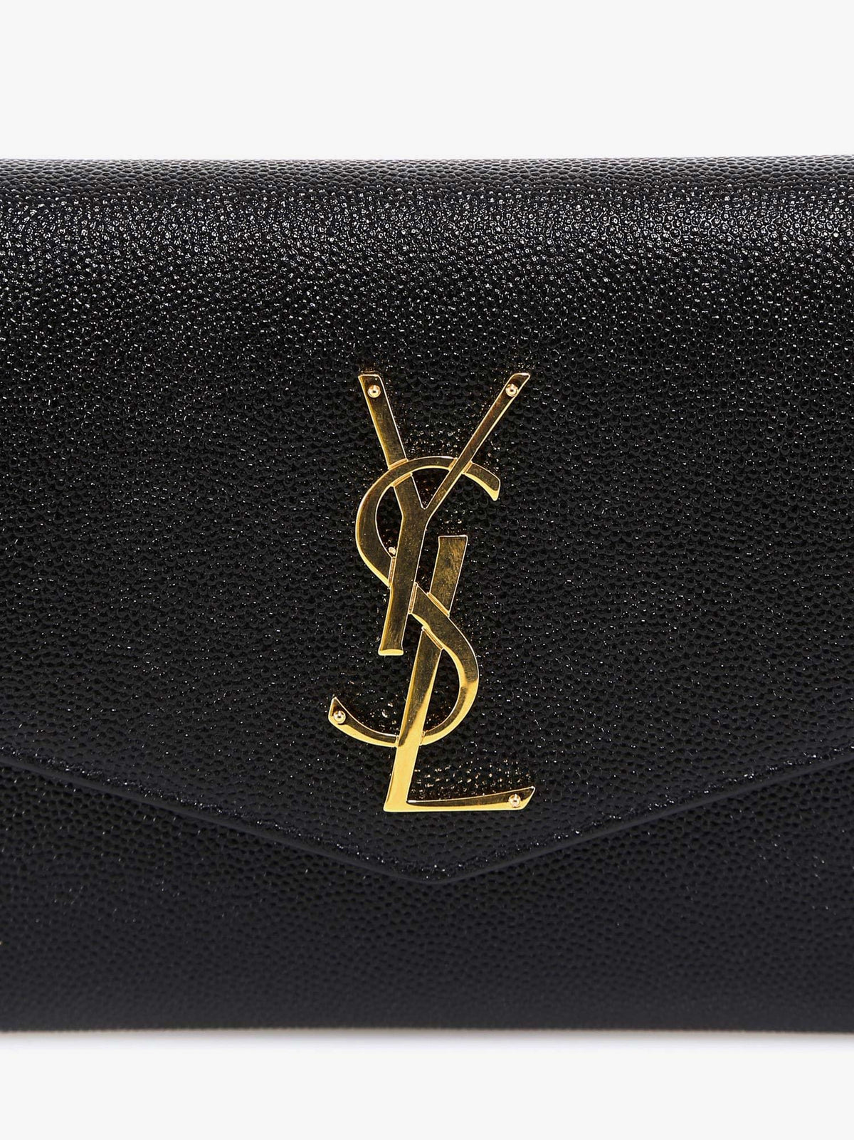 Saint Laurent Women Leather Crossbody Bag With Metal Cassandre Logo SAINT LAURENT