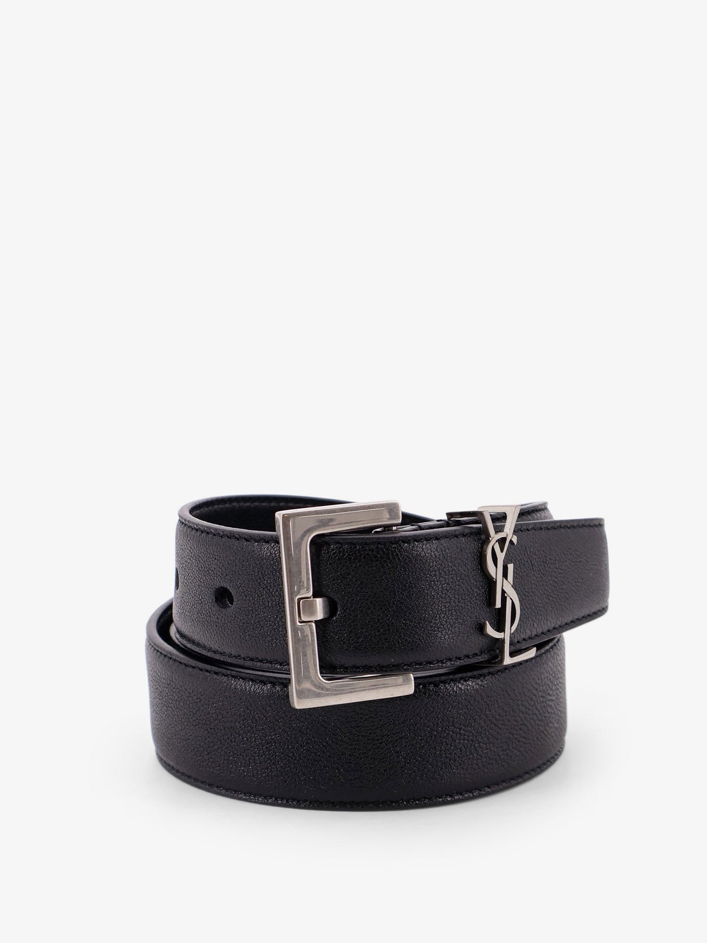 Saint Laurent Men Leather Belt SAINT LAURENT