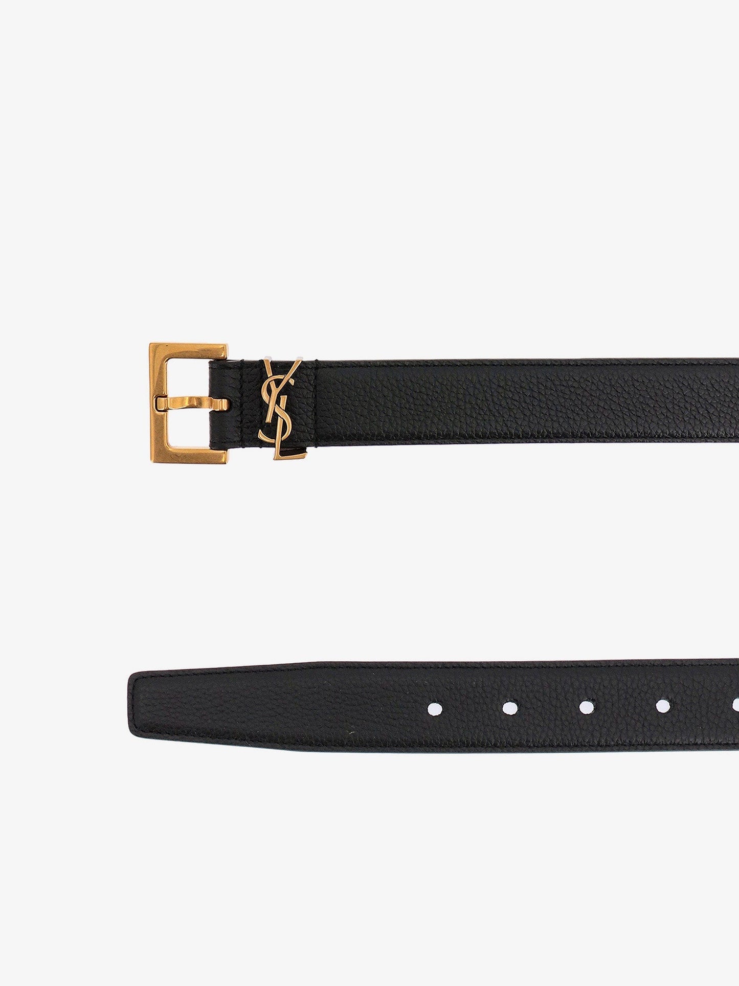 Saint Laurent Men Leather Belt SAINT LAURENT