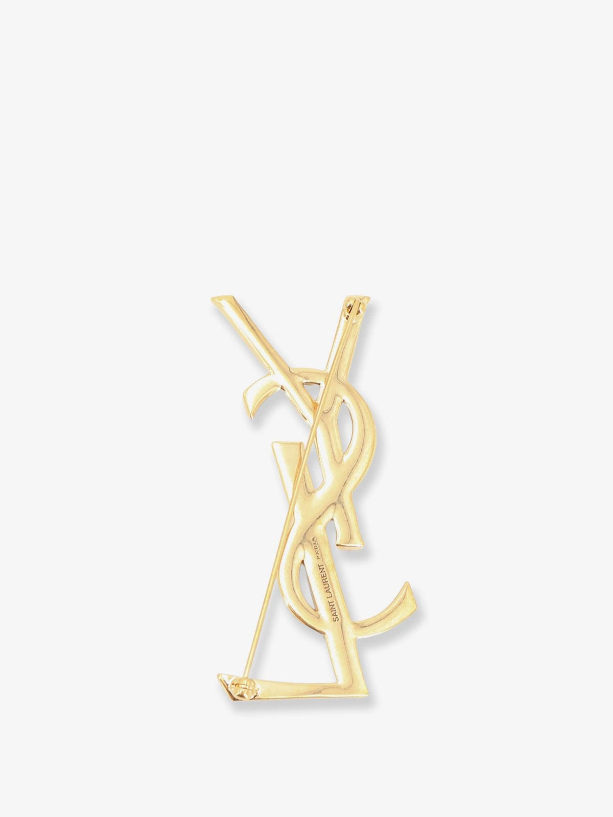 Saint Laurent Women Brass Serpente Brooch SAINT LAURENT