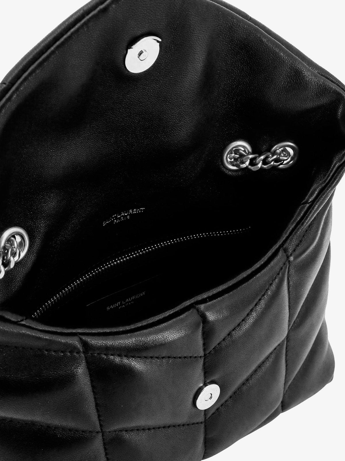 Saint Laurent Women Loulou Puffer Toy Matelasse Leather Crossbody Bag SAINT LAURENT
