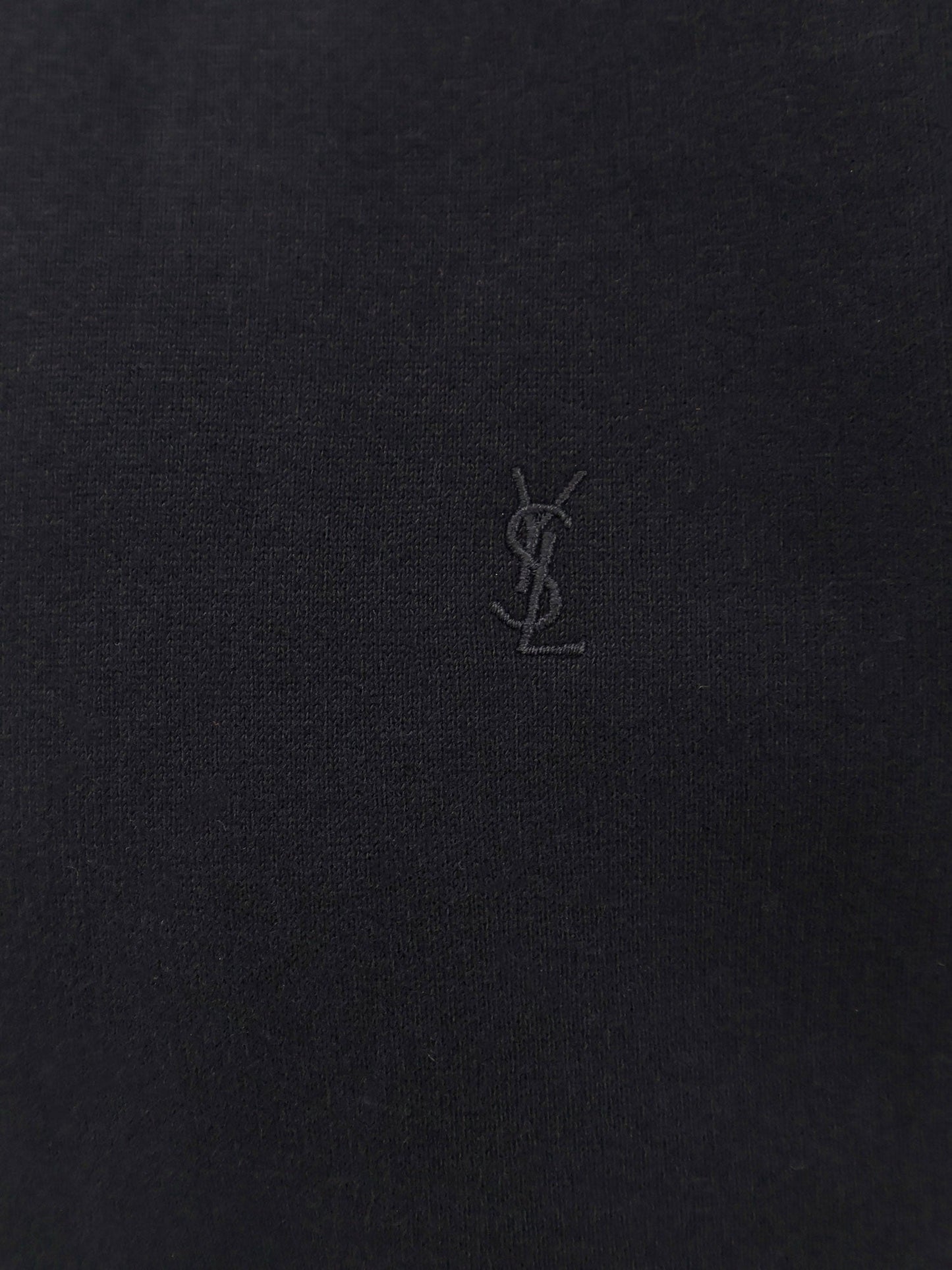 Saint Laurent Women Certified Cotton Sweatshirt With Cassandre Embroidery SAINT LAURENT