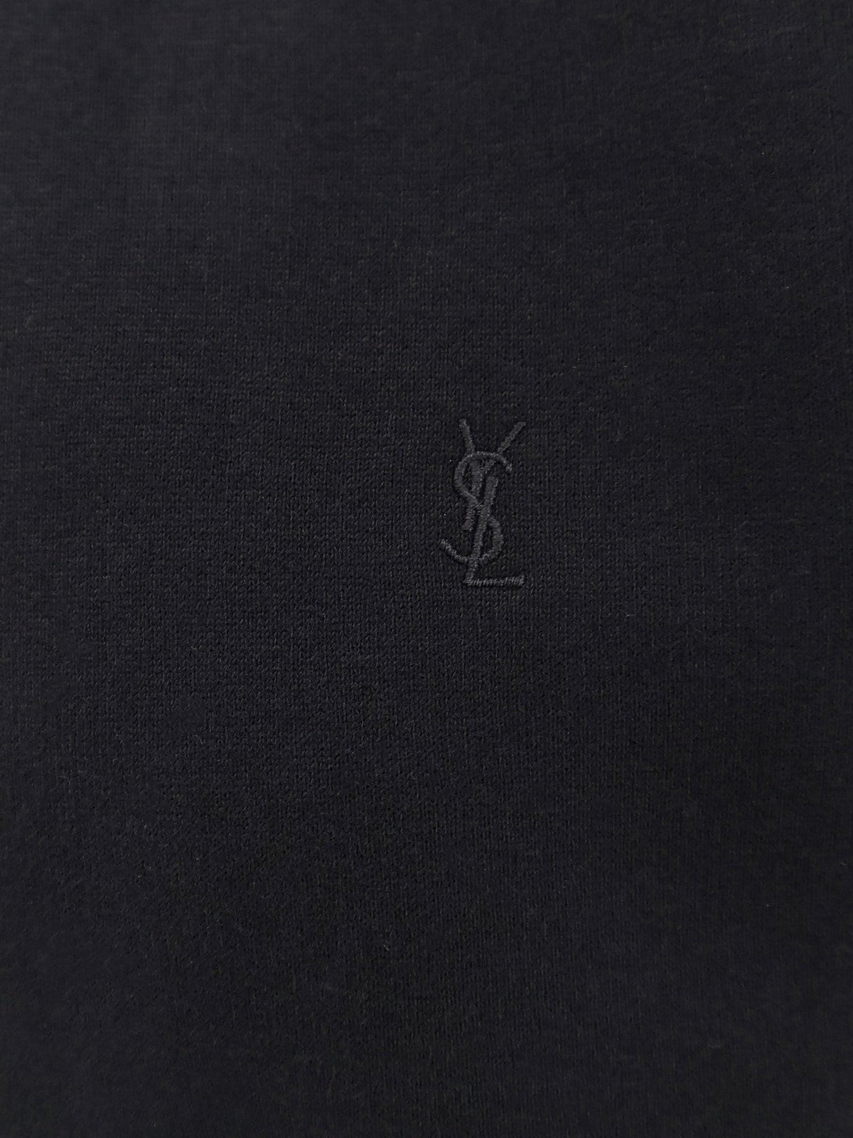 Saint Laurent Women Certified Cotton Sweatshirt With Cassandre Embroidery SAINT LAURENT