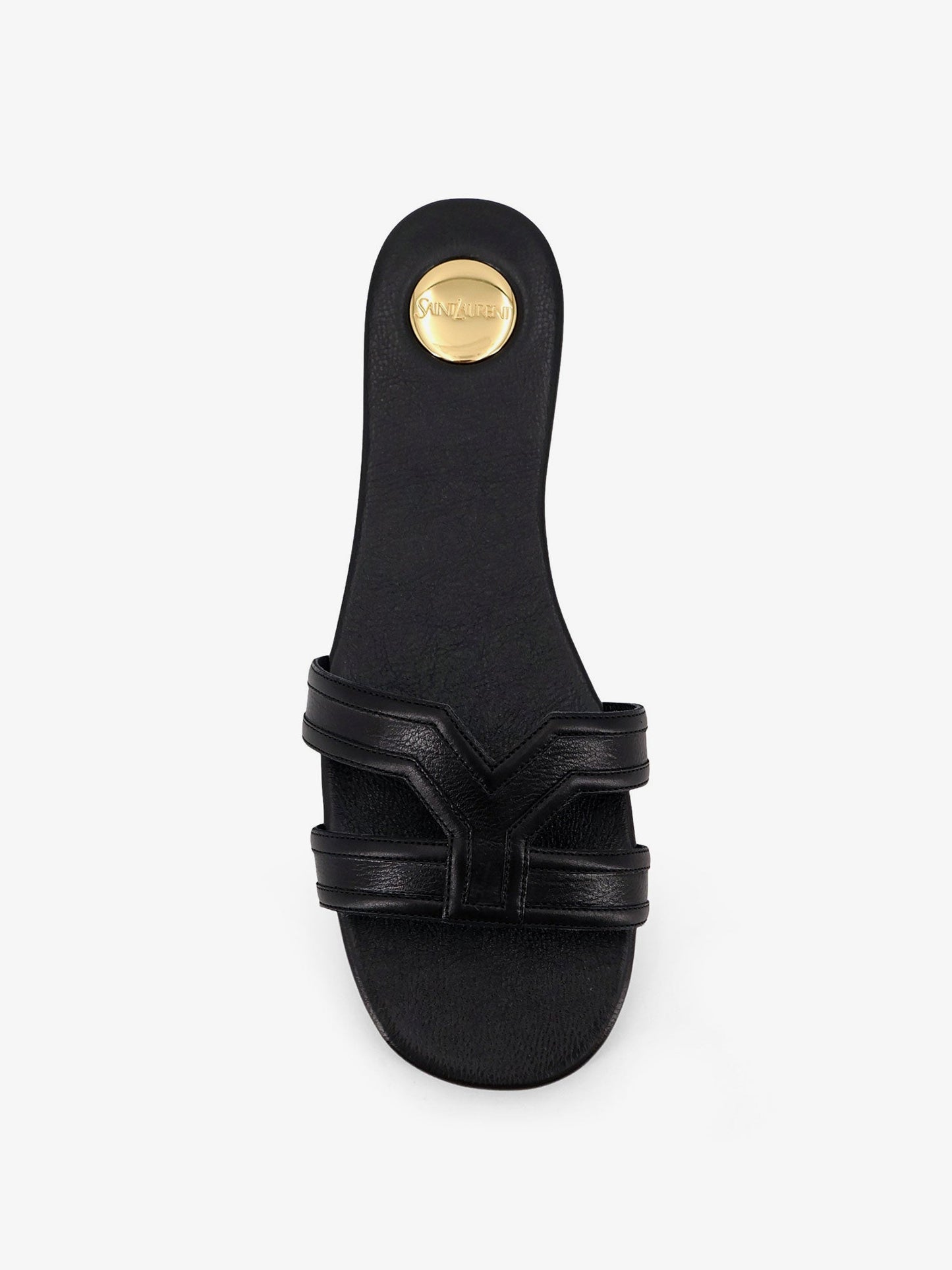 Saint Laurent Women Mabrouka Leather Sandals SAINT LAURENT
