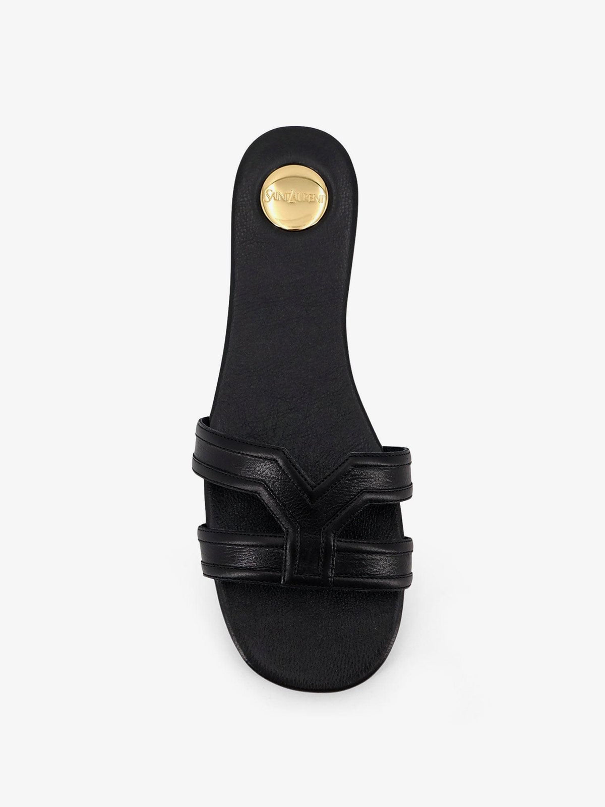 Saint Laurent Women Mabrouka Leather Sandals SAINT LAURENT