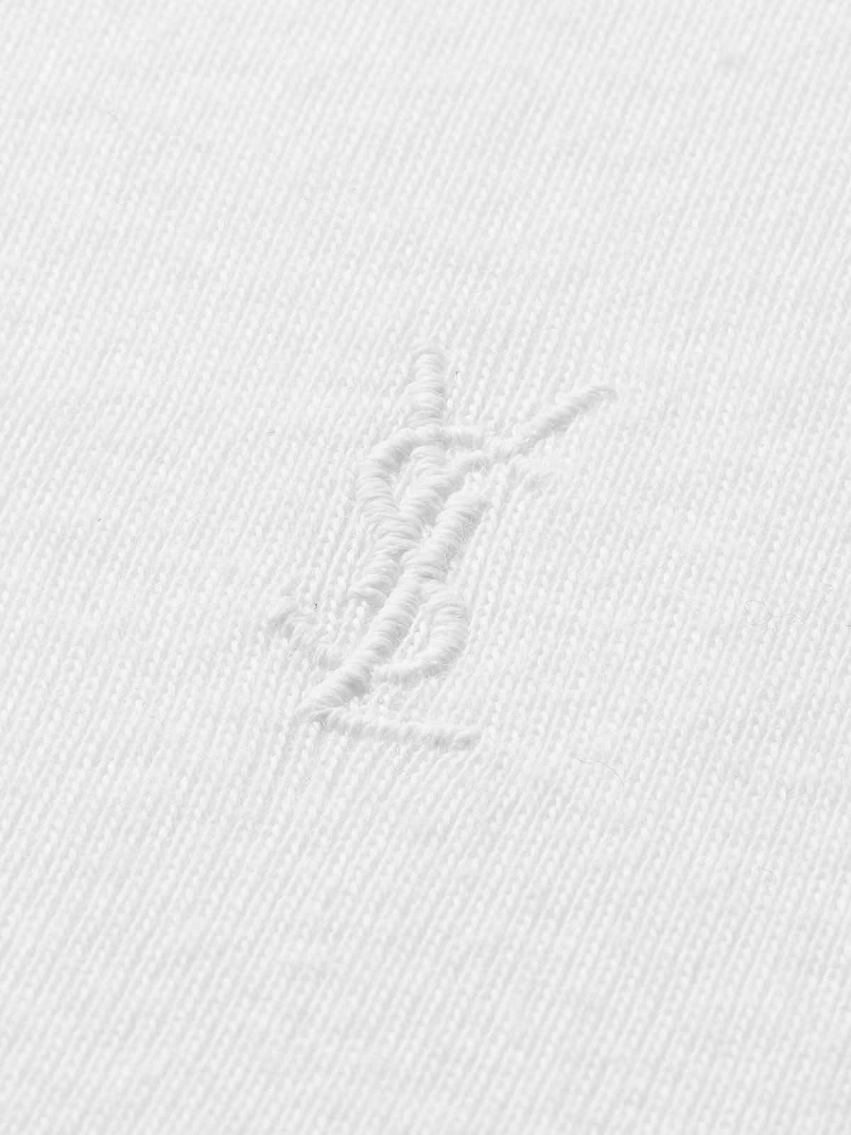 Saint Laurent Men Cassandre Certified Cotton T-Shirt SAINT LAURENT