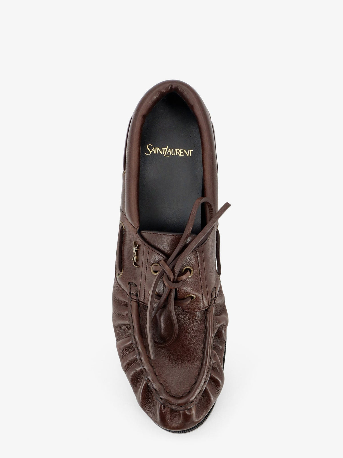 Saint Laurent Men Le Loafer Bateau Leather Loafers SAINT LAURENT