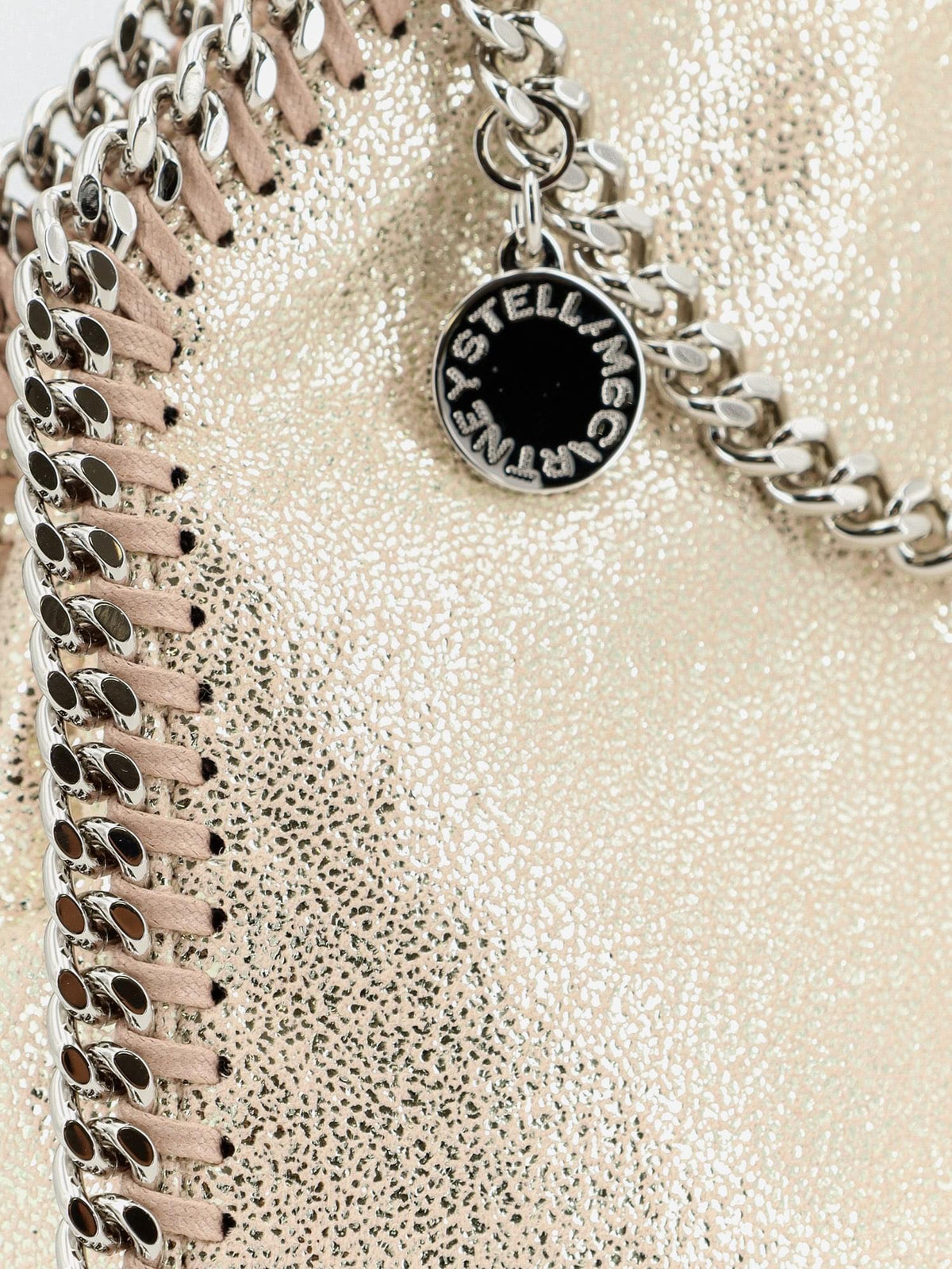 Stella Mccartney Women Falabella Tiny Shiny Shaggy Deer Crossbody Bag STELLA MCCARTNEY