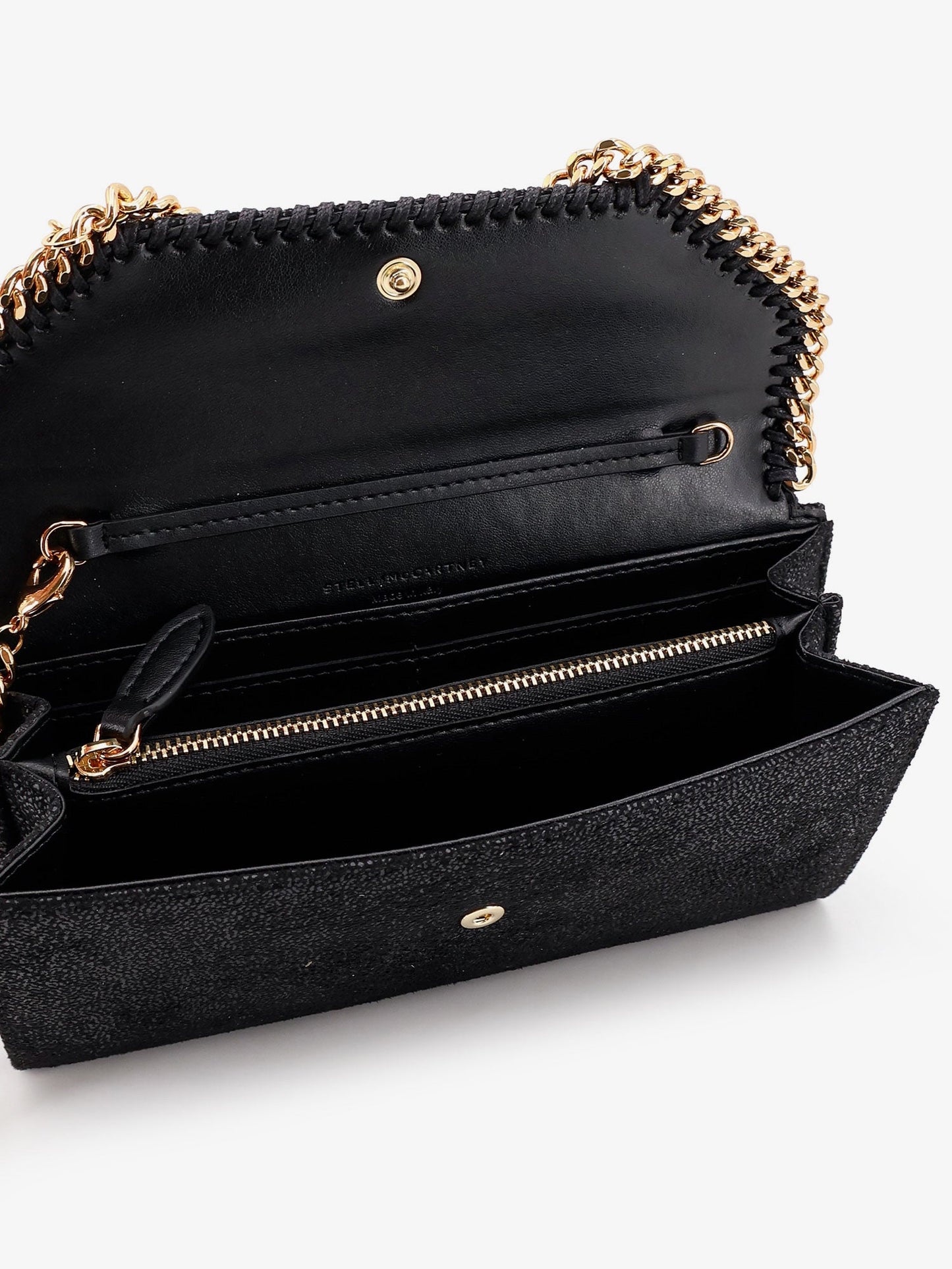 Stella Mccartney Women Falabella Shaggy Deer Fabric Wallet STELLA MCCARTNEY