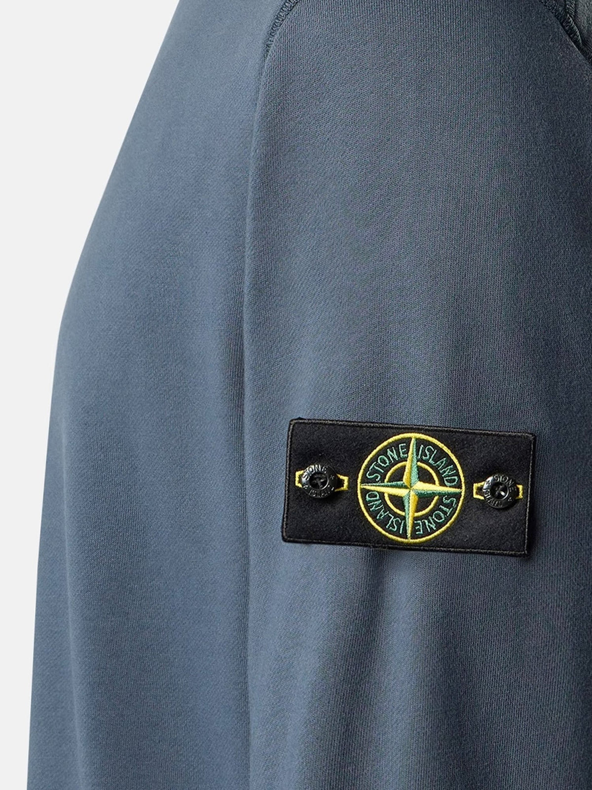 Stone Island Men Cotton Sweatshirt With Side Logo Patch STONE ISLAND