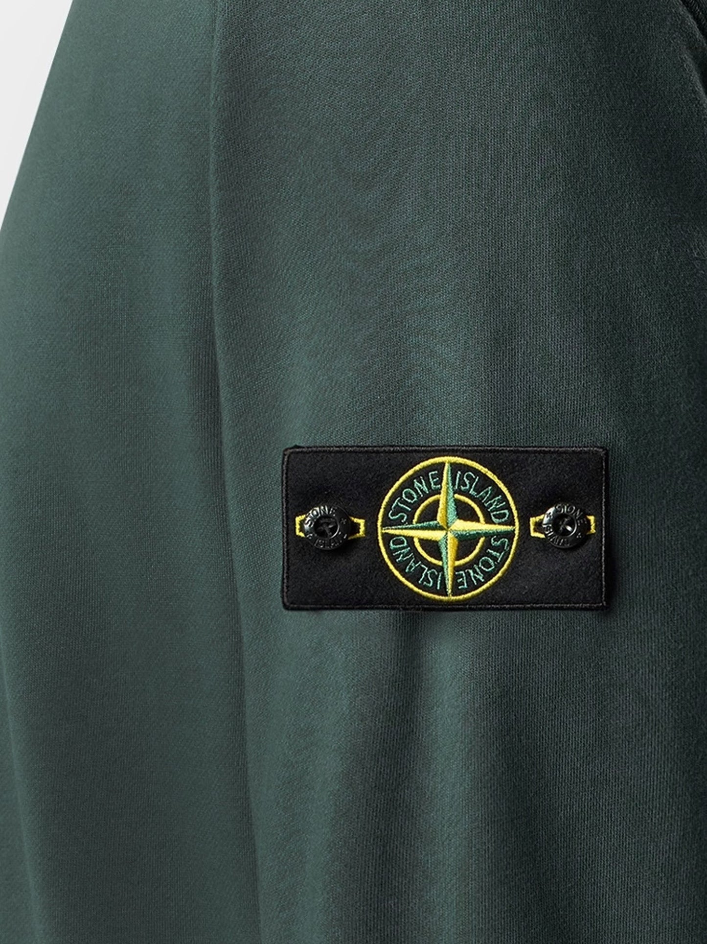 Stone Island Men Cotton Sweatshirt With Side Logo Patch STONE ISLAND