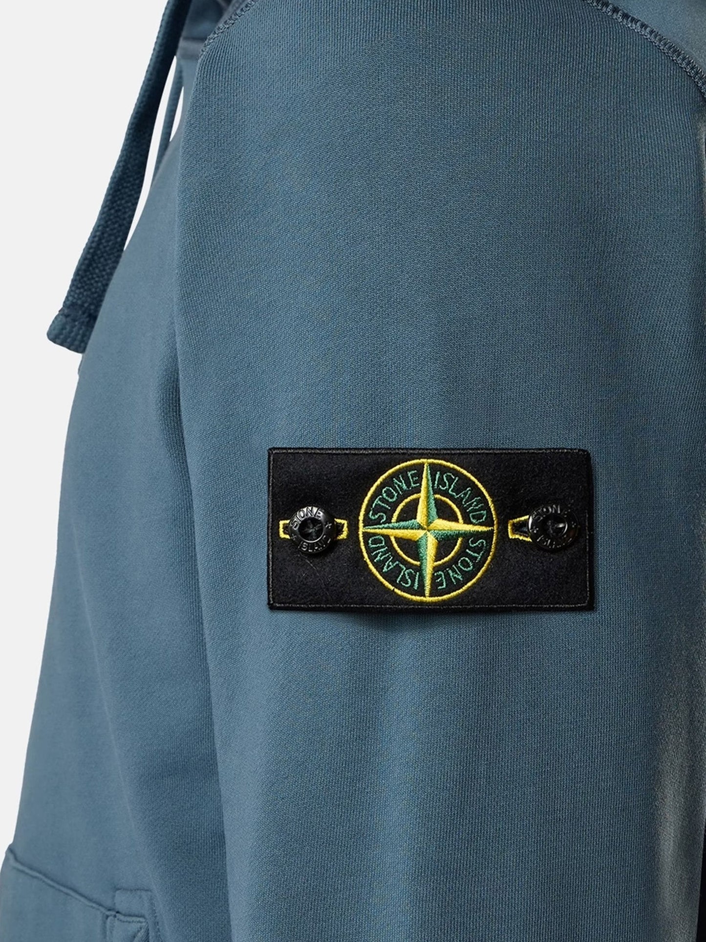 Stone Island Men Cotton Sweatshirt With Side Logo Patch STONE ISLAND