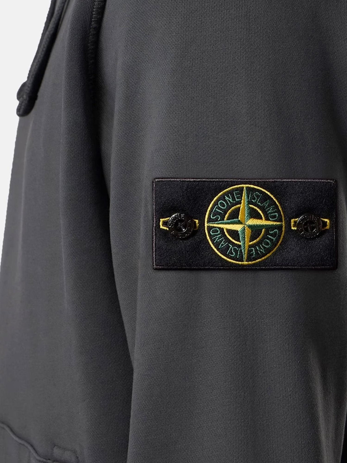 Stone Island Men Cotton Sweatshirt With Side Logo Patch STONE ISLAND