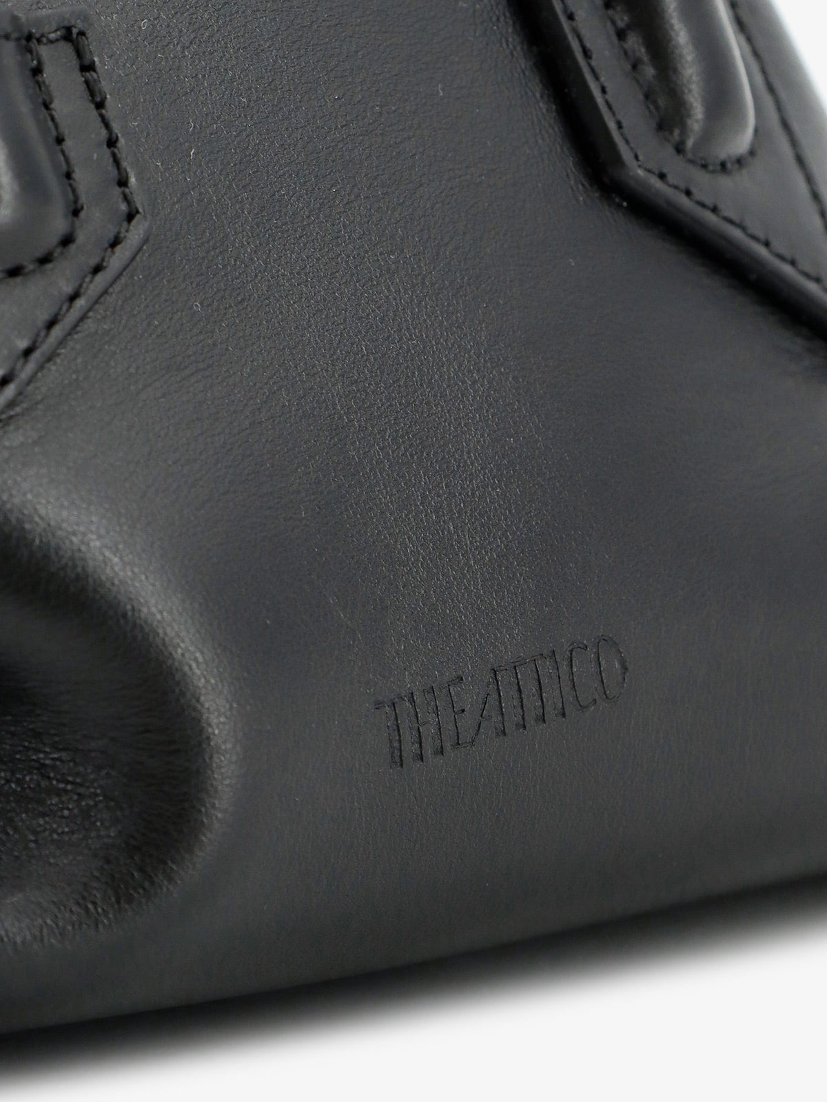 The Attico Women La Passeggiata Mini Leather Handbag THE ATTICO