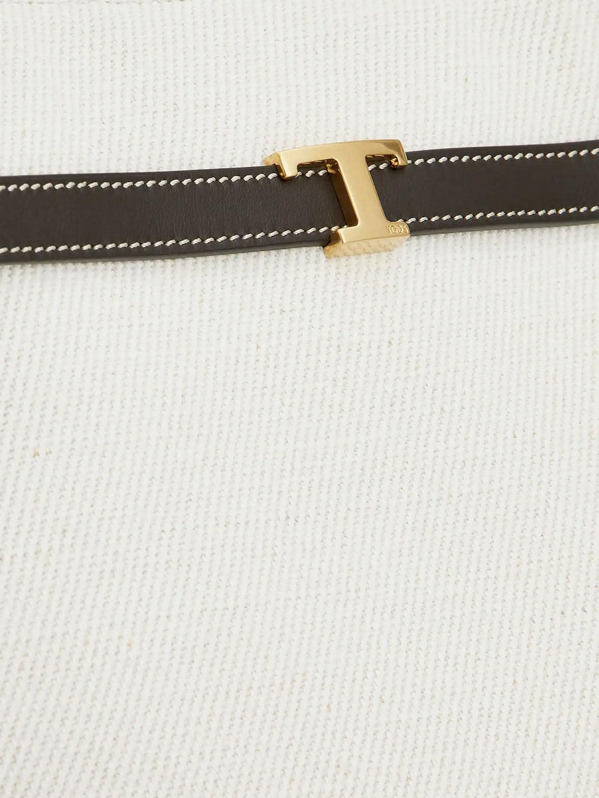 Tod's Women Tim Canvas And Leather Medium Shopping Bag TOD'S